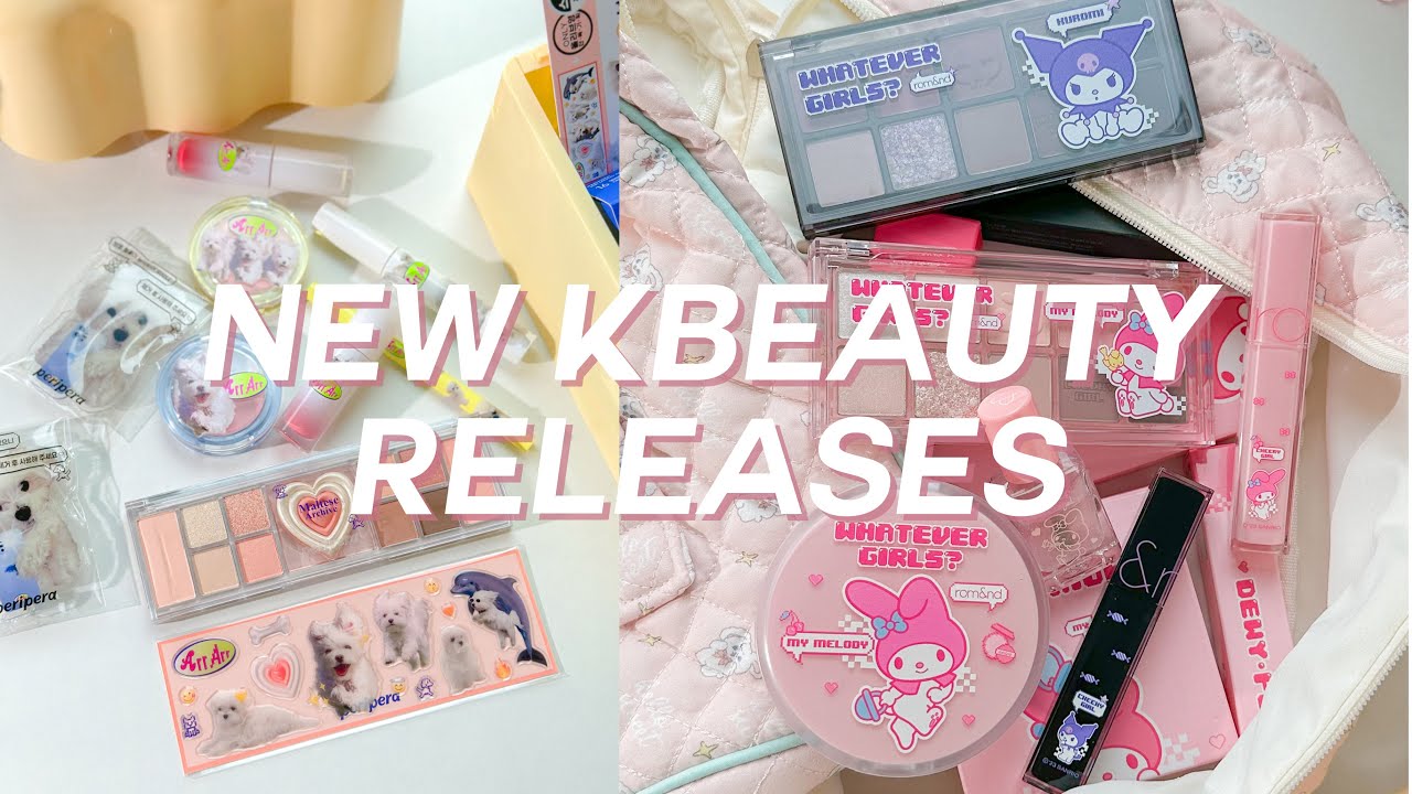 Viral KBeauty Makeup Haul! Tiktok-famous beauty products 🫧💘Romand x Sanrio & more! 🐰
