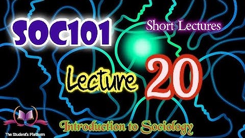 SOC101 | Lecture 20 | Crime | Short Lecture | VU Short Lectures | Midterm Final term Preparation