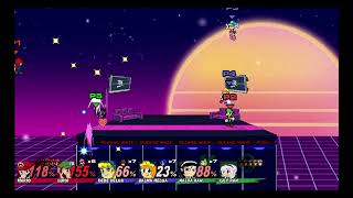 Super Smash Flash 2 Project B (Patch 9 Ver.): Mario Brothers Vs Dede Sisters Vs Nalva Sisters