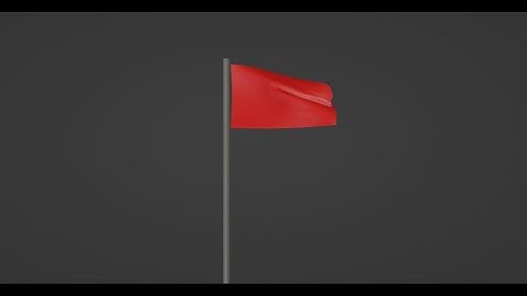 How to create easy flag in Blender 3.0