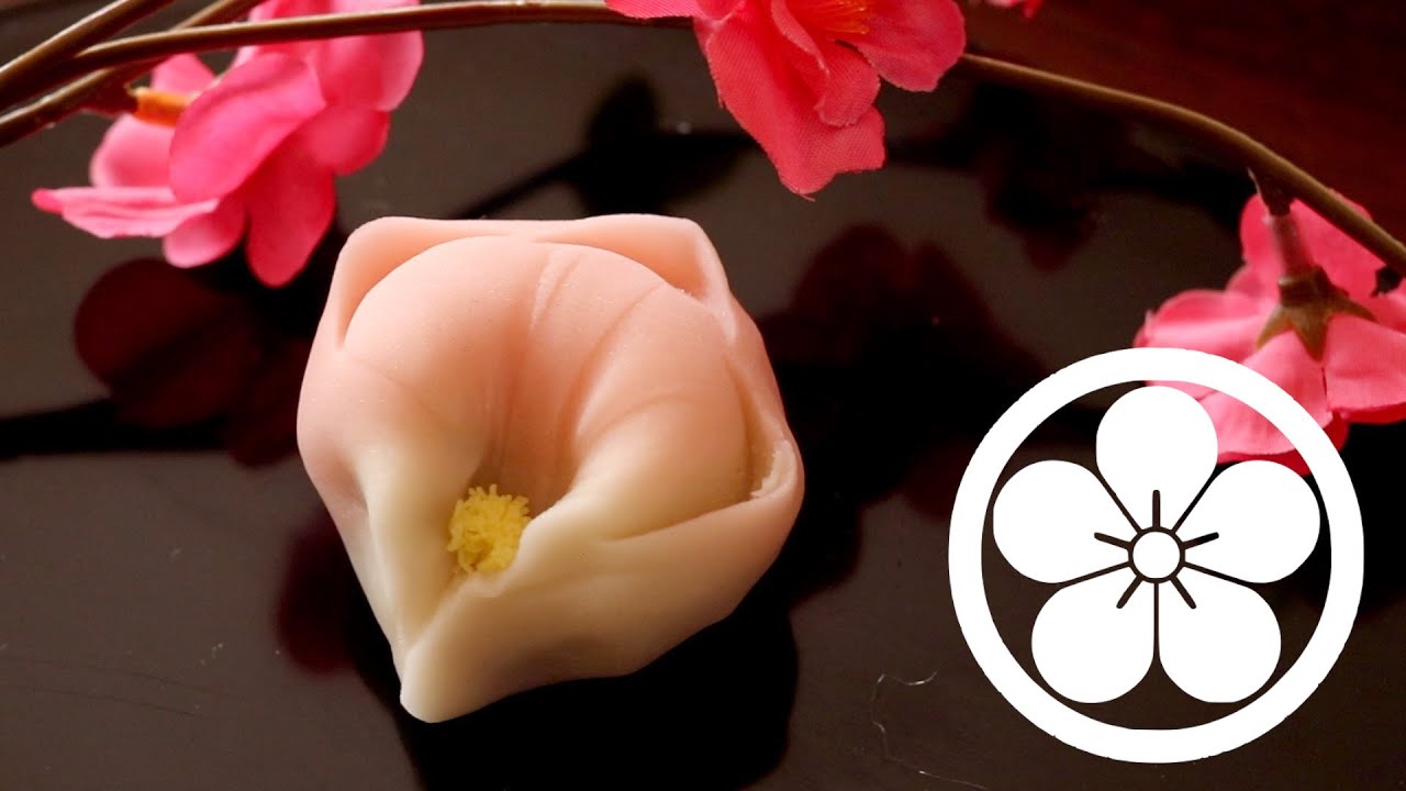 Wagashi Nerikiri plum Redipe 　 和菓子 梅の練り切りの作り方