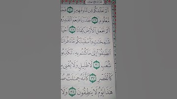 ما معنى "ألم نجعل الارض كفاتا"#سورة #المرسلات