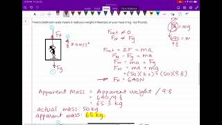 Weightlessness example 1