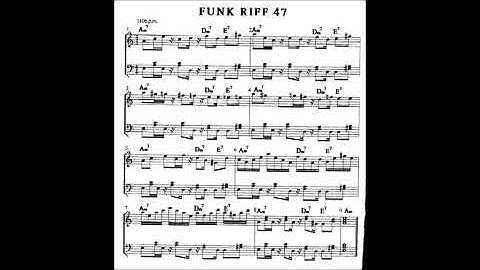 Andrew D. Gordon - riff 47 - latin funk - tutorial lesson keyboard piano