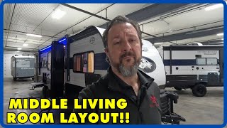 Unique Mid Living Layout 2026 Forest River Cherokee Grey Wolf 26Brb