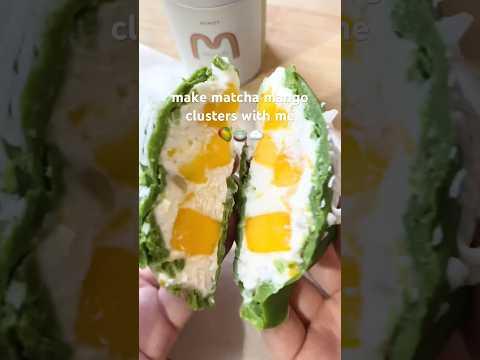Matcha mango clusters