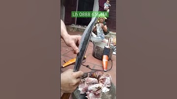 Dao mèo rèn bằng nhíp đỏ,chặt xương chân giò cực chất.lh 0888 636 138