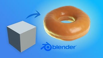 Doughnut Generator in Blender (Geometry Nodes for Beginners - part 2: The Doughnut)