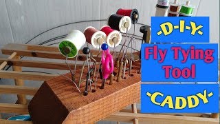How to Make a Fly Tying Station Tool Caddy from Wood (DIY) 