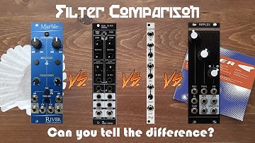 Ripples v1 vs 2HP Comb vs ADDAC 607 vs River Marble