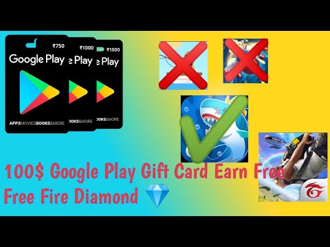 New Google Play Earing App Free Fire Diamond And Pubg Uc Google Play Gift Card Download Now Youtube
