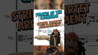 Pirates of the Caribbean String Quartet 🏴‍☠️🎻 #shorts #piratesofthecaribbean #stringquartet