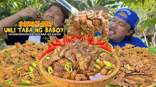 Spicy 'UNLI TABA ng BABOY' sa NAGMAMANTIKANG GATA! | Extreme Inihaw na Bicol Express!