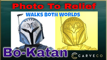 Sculpting a Bo Katan Relief: Transforming a Photo into Art CARVECO