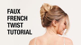 How to Create a Faux French Twist Hairstyle | Quiet Luxury Hair Tutorial | Kenra Professional