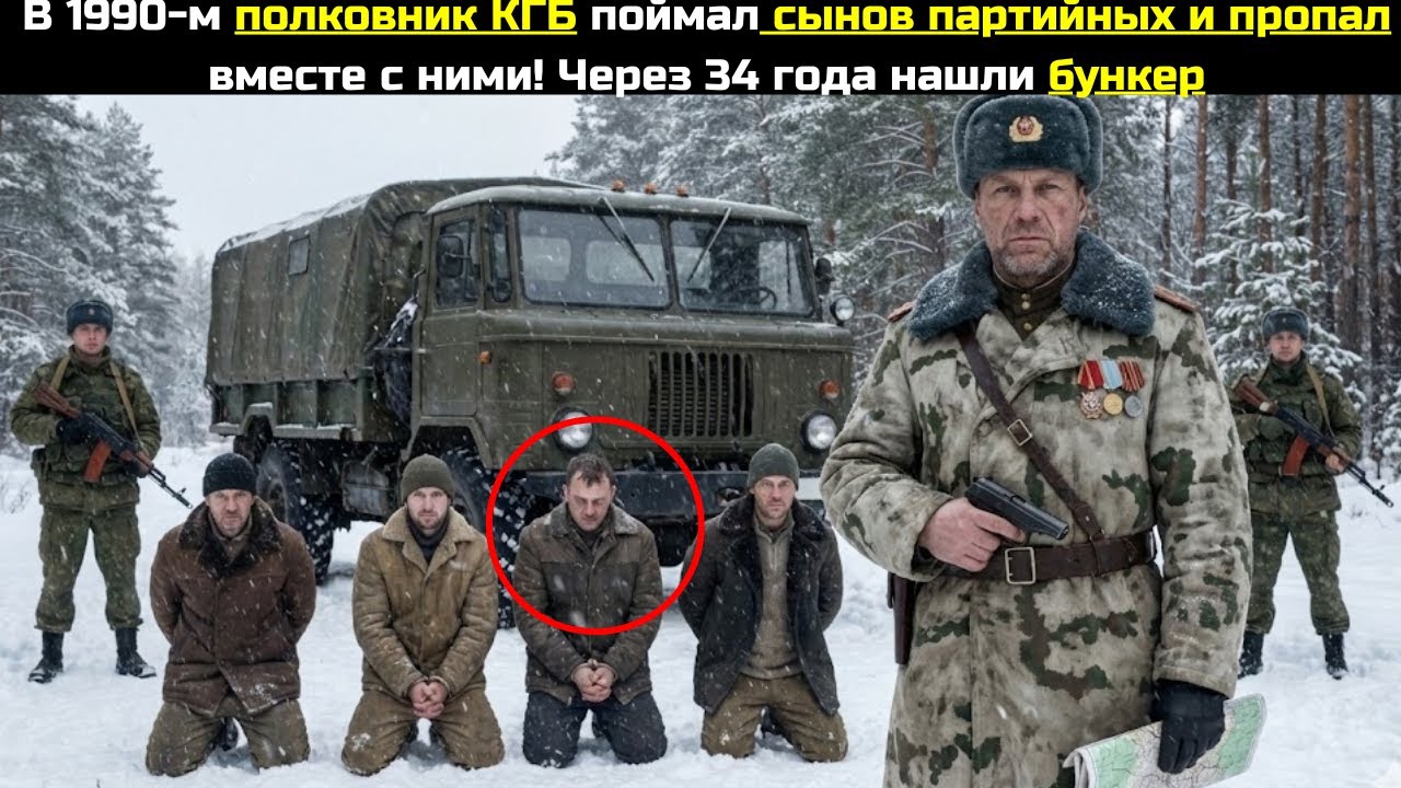 В 1990-м полковник КГБ поймал сынов партийных и пропал вместе с ними! Через 34 года нашли бункер
