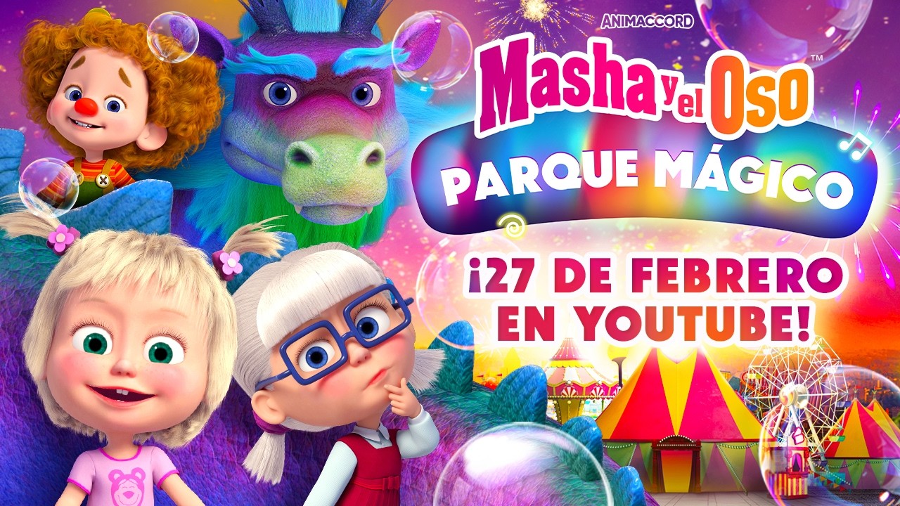 💥 Masha y el Oso 🎪🎠🎈Parque Mágico (Trailer) 🎬 ¡Estreno del episodio especial el 27.02! 💥