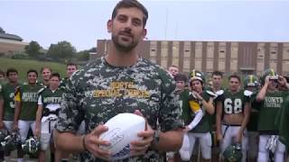 Watch Matt Busher of North Hunterdon High School receive Courtney's week 1 Game Ball