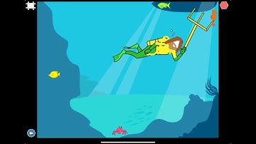 How to make an Acquaman game in ScratchJr (kids coding tutorial on iPad)  #acquaman