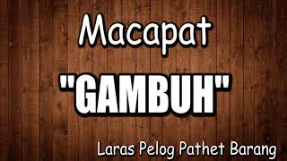 Tembang Macapat Gambuh - Sekar Gambuh Ping Catur | Lirik dan Arti/Terjemahan