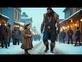 The Little Girl Was Singing in the Snow… But When the Mountain Man Spoke, the Town Went Silent