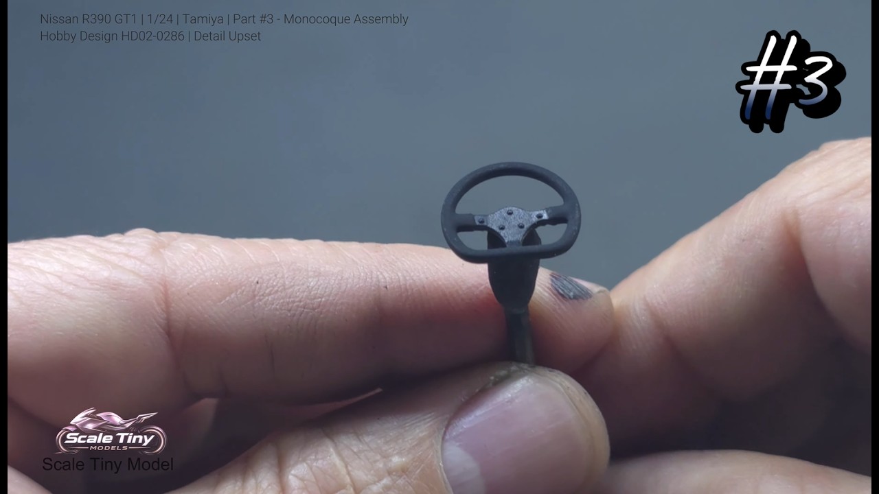 NISSAN R390 GT1 | 1/24 | Tamiya | Part #3 | Monocoque Assembly|Hobby Design HD02-0286 | Detail Upset