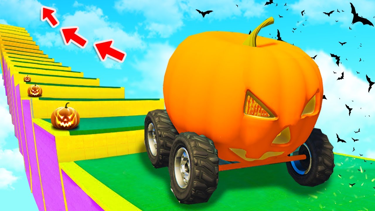 HALLOWEEN AUTO schafft die TREPPE in GTA 5!