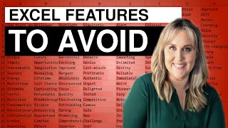 Excel Four Features to Consider Avoiding (feat. Ann K. Emery) - Episode 2408 screenshot 5