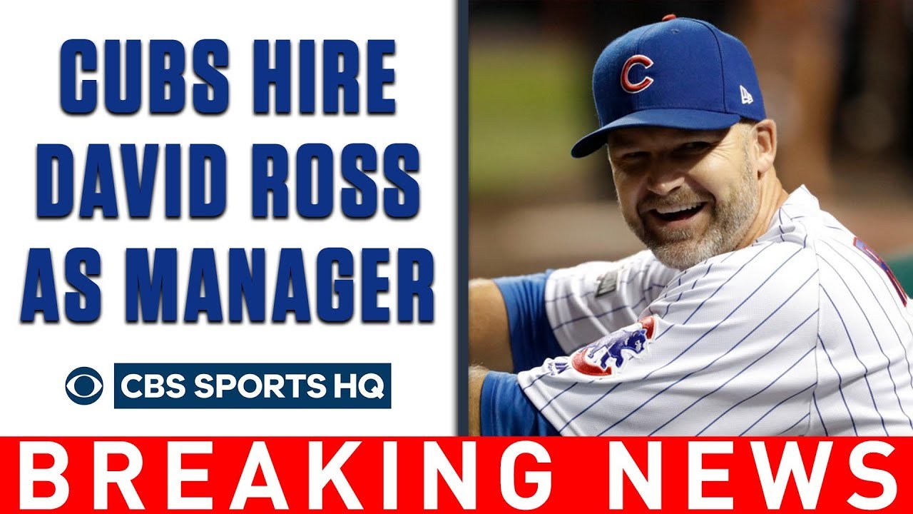 Chicago Cubs to hire former catcher David Ross as next manager ...