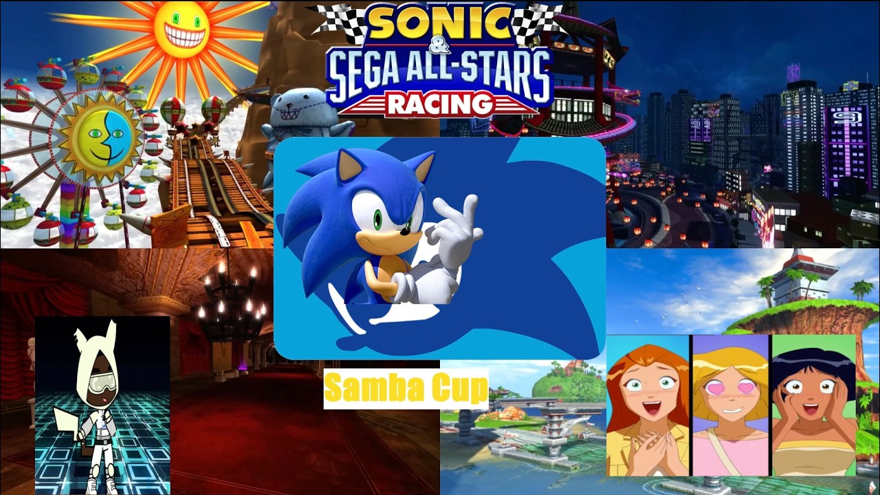 Sonic & SEGA All Stars Racing (Wii) Samba Cup (Sonic) - YouTube