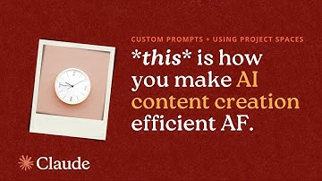 How to Use Claude AI Projects for Streamlined Content Creation