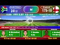 South Africa and England, 11th Match,  - Live - BD Commentary