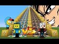 KRAL ŞAKİR VS THEMURAT MERDİVEN ŞANS BLOKLARI - Minecraft