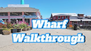 Full Walkthrough of Montereys Old Fisherman’s Wharf in Monterey California (Walking POV)