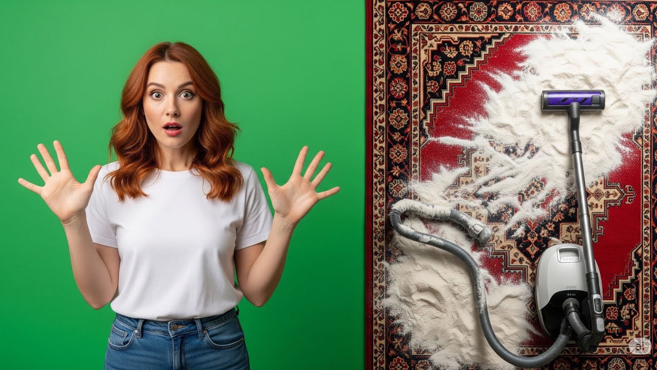 Carpet Sniffing Baking Soda, You're Sniffing Freshness! 😂🧽 Vacuum Life Hack!