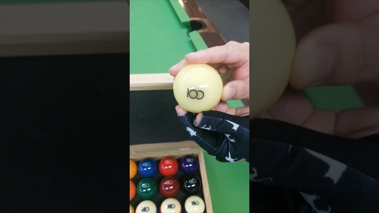 文字が立体的！なアラミス100箱限定ボールセット #Aramith100 limited