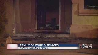 Electrical fire destroys North Las Vegas home