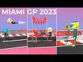 Miami gp 2023  highlights  formula 1 animated comedy