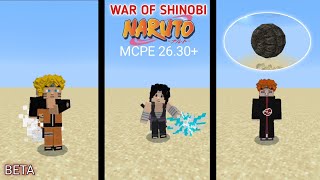 War of Shinobi Naruto 🔥🔥 || MCPE 26.30+ | #minecraft #naruto #shinobi  screenshot 4