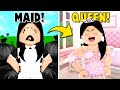 MAID To QUEEN In BLOXBURG! (Roblox)