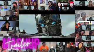 Transformers: Rise of the Beasts - Official Trailer Reaction Mashup  🤖😱 (2023)