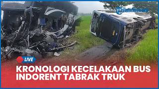 Kronologi Kecelakaan Bus Indorent Tabrak Truk di Tol Solo-Ngawi, Polisi: Sopir Kurang Fokus