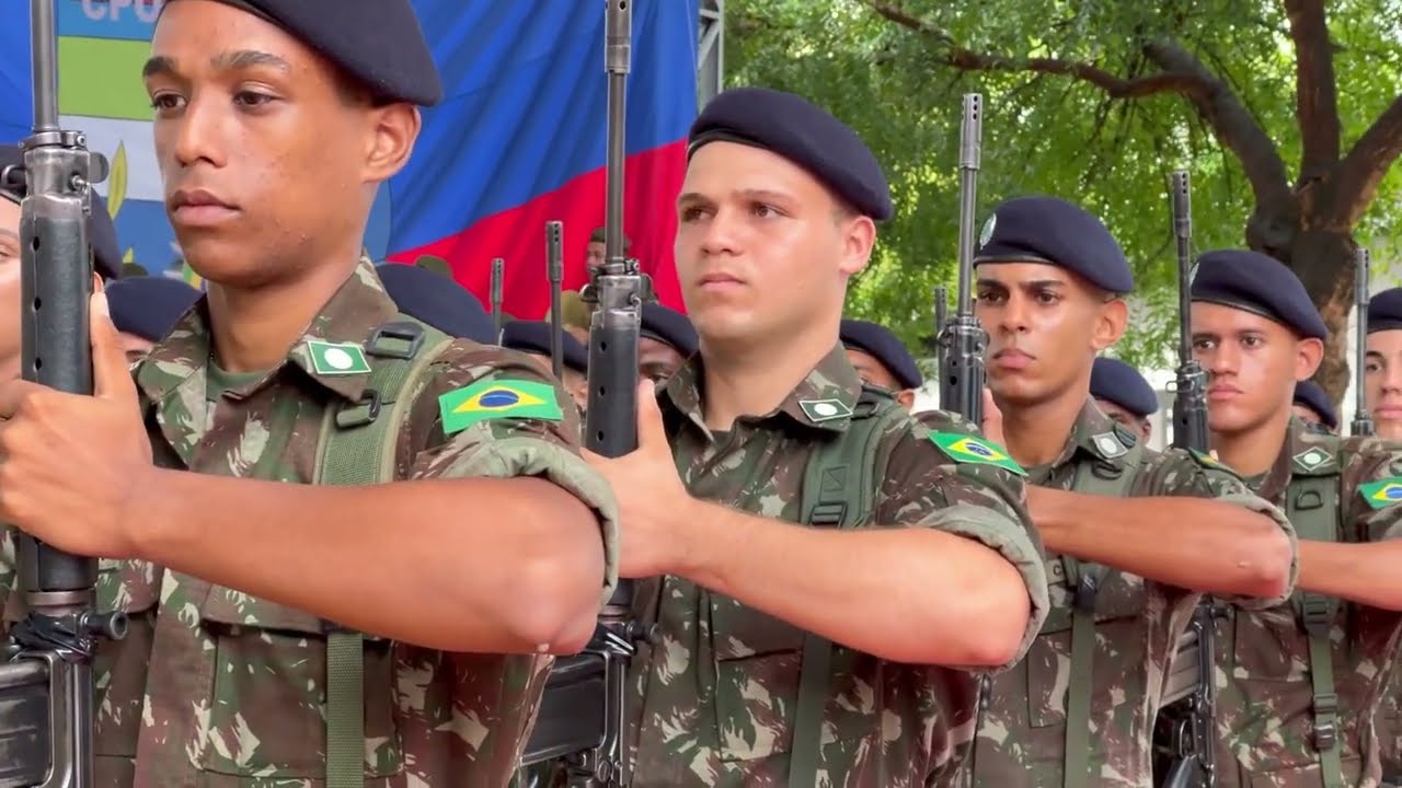 Canção do Exército Brasileiro no CPOR - Recife