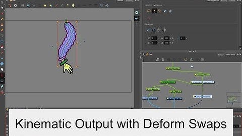 Kinematic Output with Deformation Swaps in Toonboom Harmony