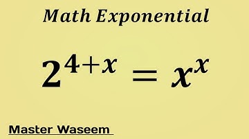 A beautiful Exponential Math Olympiad | Algebra Math Equations?