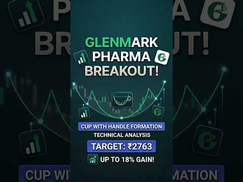 GLENMARK PHARMA: 18% Breakout Alert! 🚀 Target ₹2763 #StockMarketIndia