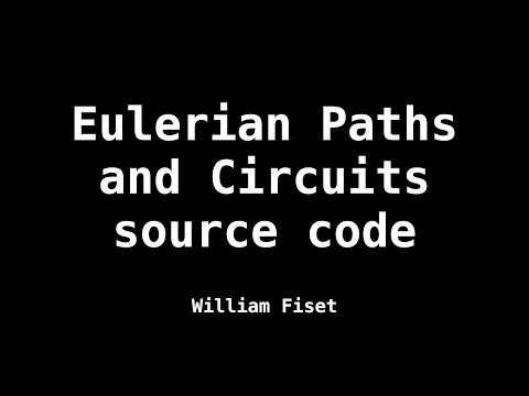 Eulerian Path Algorithm | Graph Theory | Source Code
