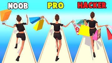 NOOB vs PRO vs HACKER in Shopaholic GO
