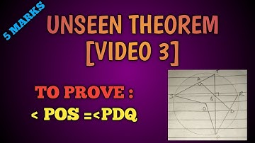 SEE & CLASS 10 || UNSEEN THEOREMS of CIRCLE  SOLVED [VIDEO 3] || SPS SIR || MATHS SIMPLIFIED