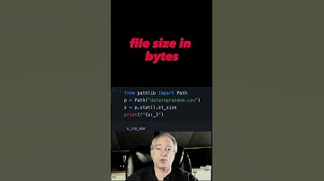 MODERN Python way to find file size 🐍 #python #shorts